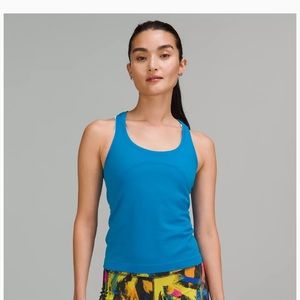 Lululemon Swiftly Tech Tank Race Length in Poolside blue size 6 NEW